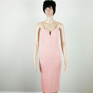 Blush Pink Midi Dress